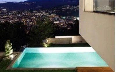 Luci notturne piscina