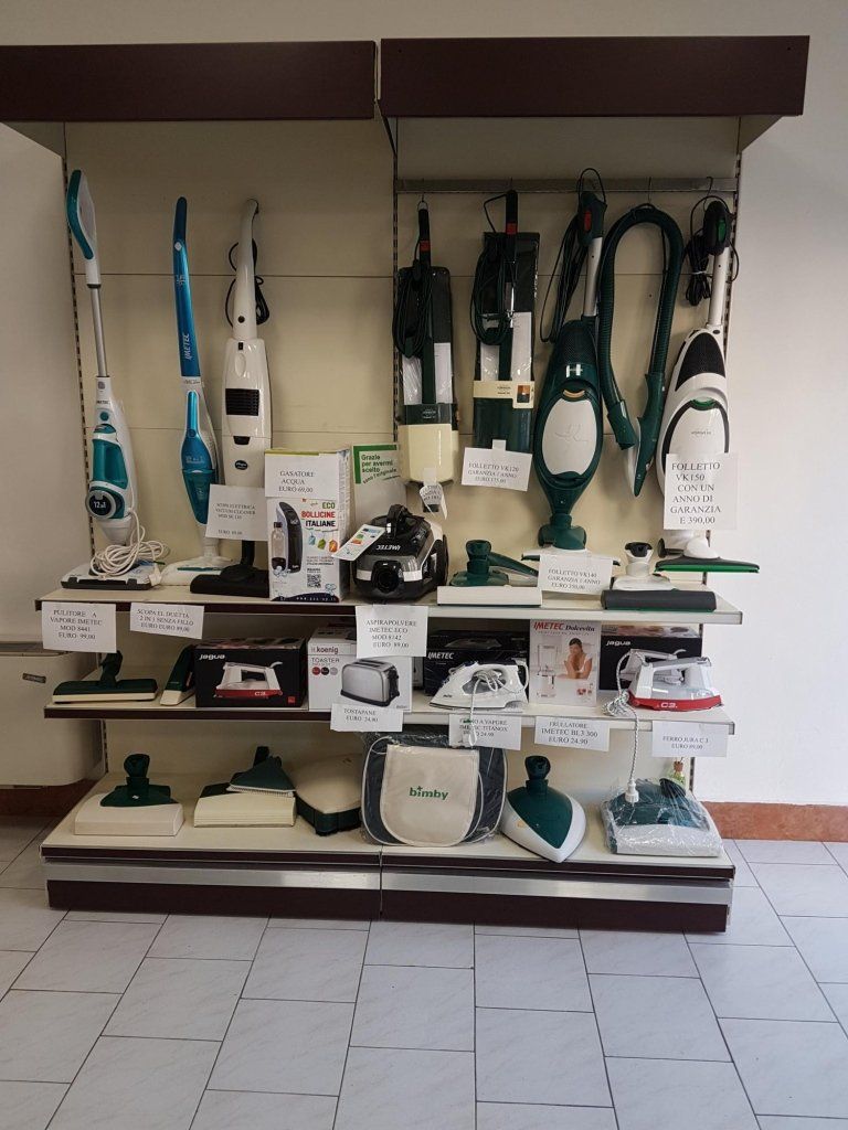 elettrodomestici in esposizione