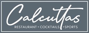 The logo for calcutta 's restaurant , cocktails , and sports.