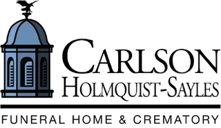 The logo for sample funeral home is shown on a white background.