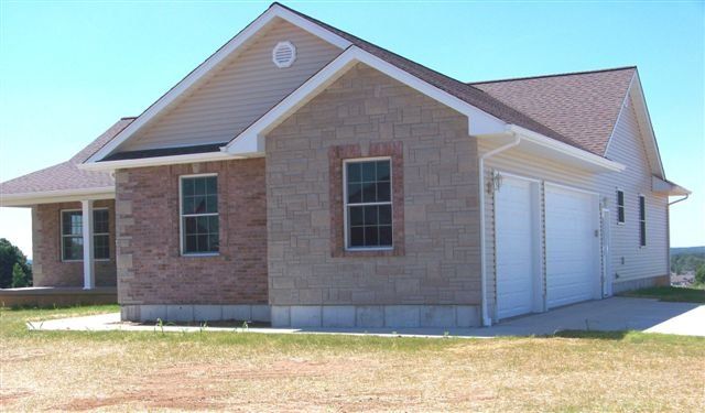 Lot 35 home garage side view