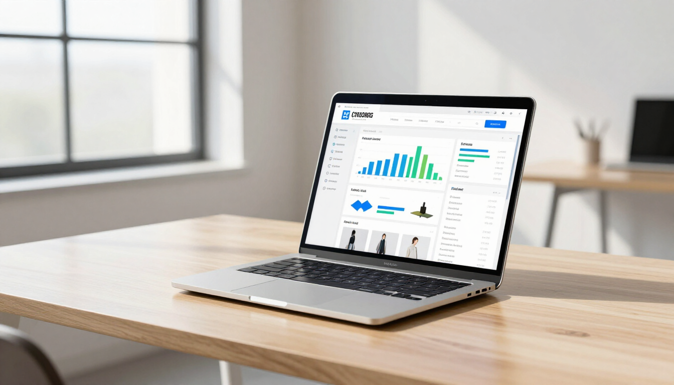 Comparison of Shopify and WordPress icons on a digital screen