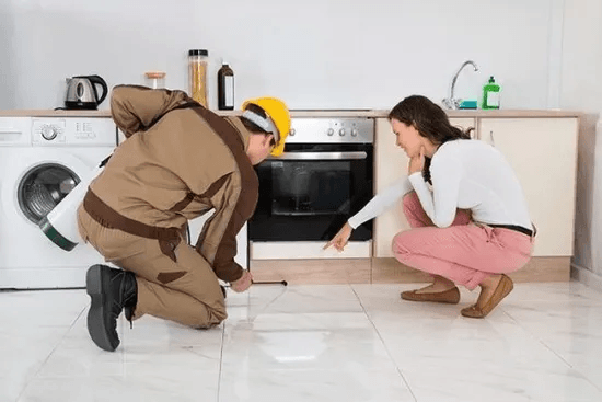 disinfestazione in una cucina