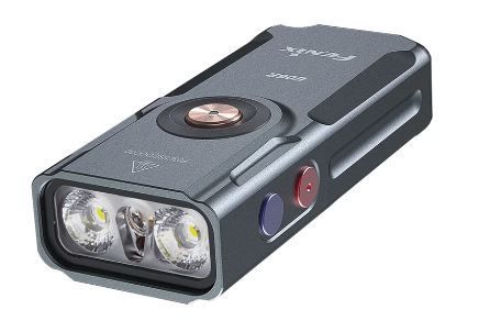 Torcia ultracompatta Fenix modello E06R con batteria ricaricabile, luce potente, luce ultravioletta e laser.
Prezzo di 65,00€