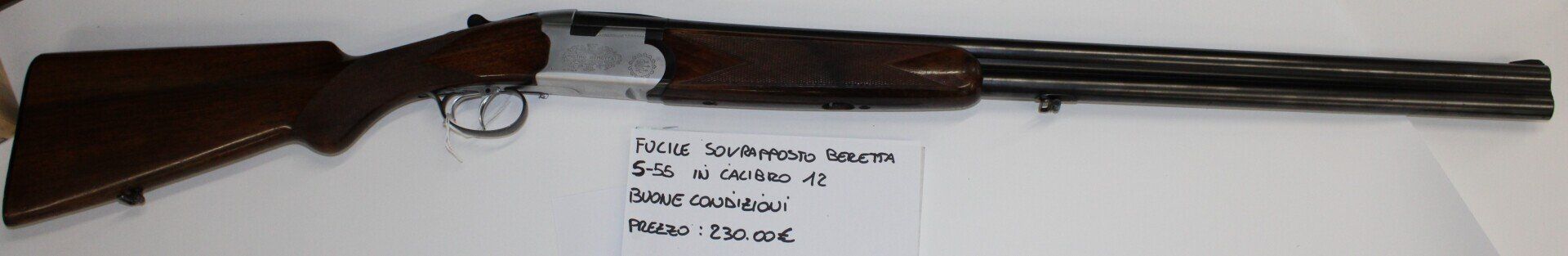 FUCILE SOVRAPPOSTO BERETTA S-55 CAL 12  a 230.00€