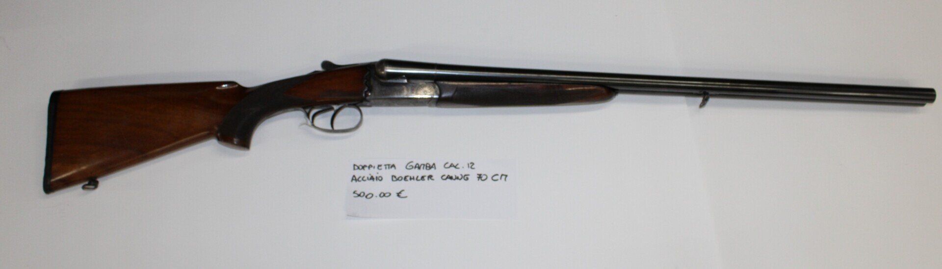 DOPPIETTA GAMBA CAL.12 ACCIAO BOEHLER a 500.00€
