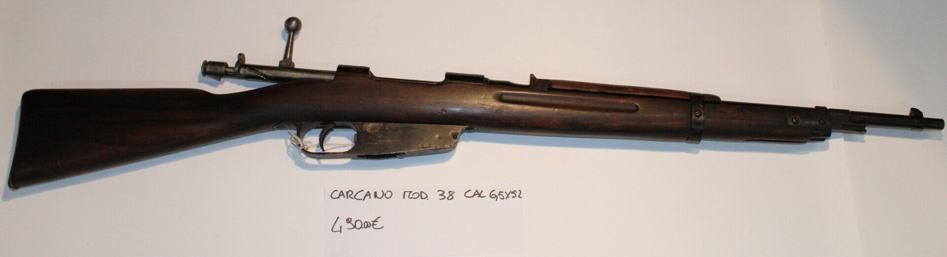 CARABINA CARCANO MOD.38 CAL 6.5X52  a 490.00€