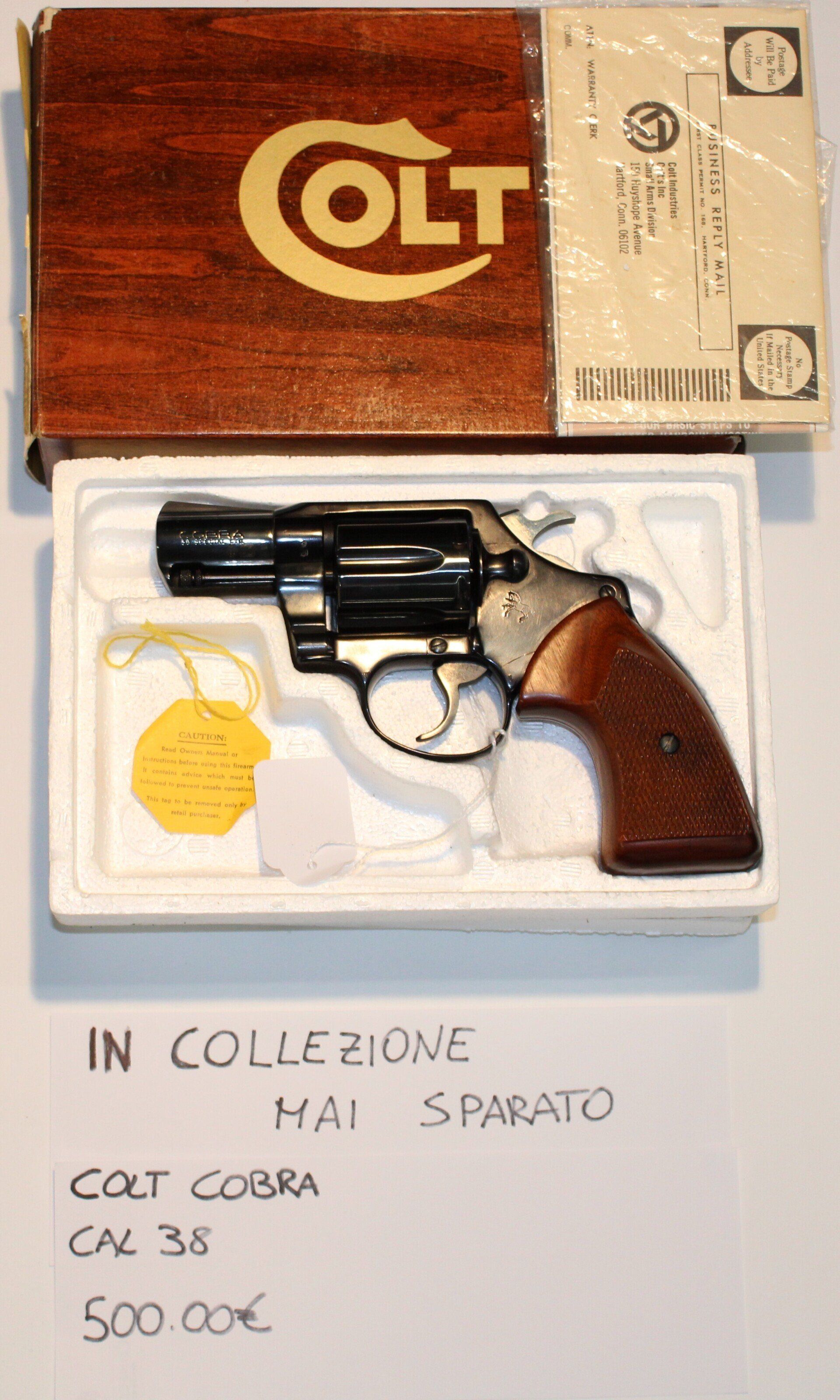 COLT COBRA CAL 38 DA COLLEZIONE  a 500.00€