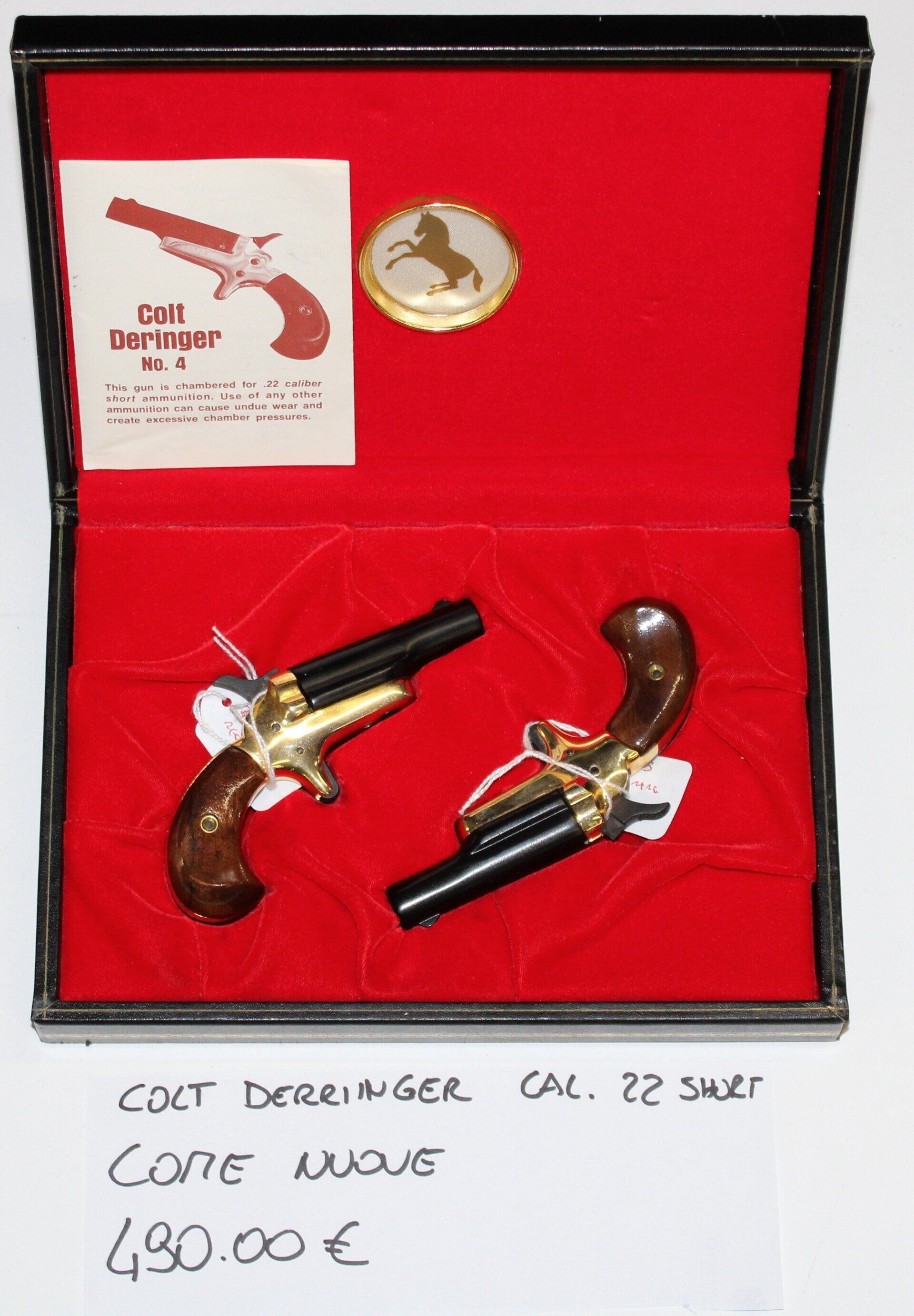 PISTOLE COLT MOD. DERRINGER  CAL. 22 SHORT a 490.00€