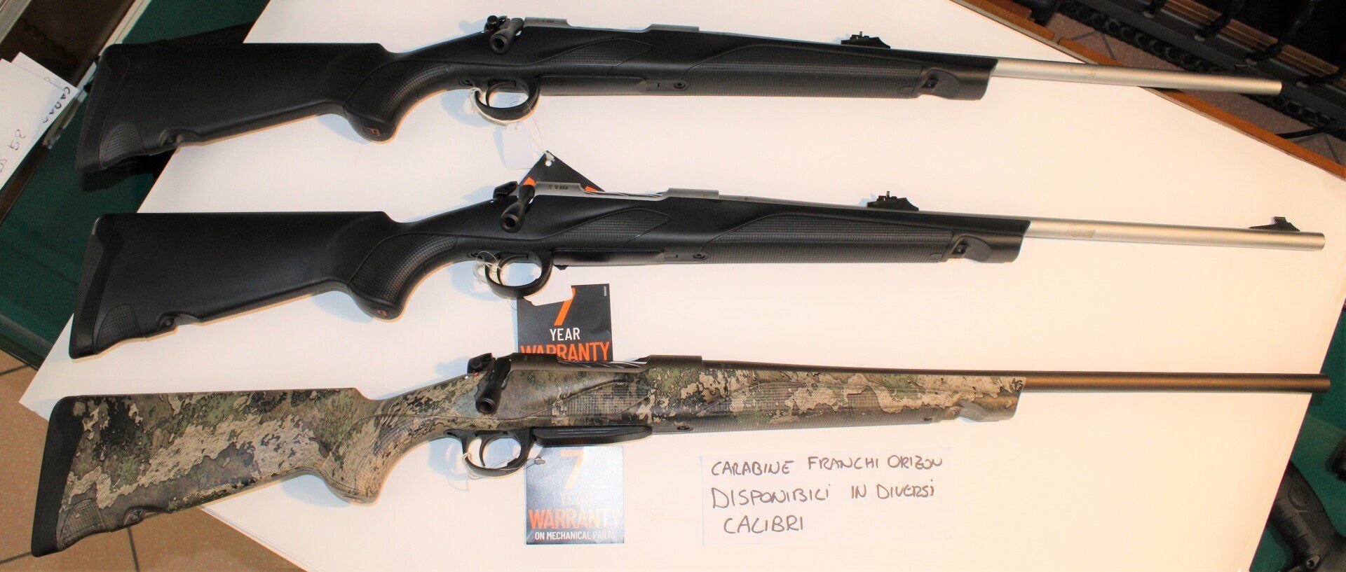 CARABINE FRANCHI HORIZON DISPONIBILE IN DIVERSI CALIBRI.