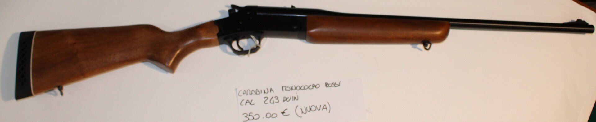 CARABINA MONOCOLPO ROSSI CAL. 243 WIN. a 350.00€