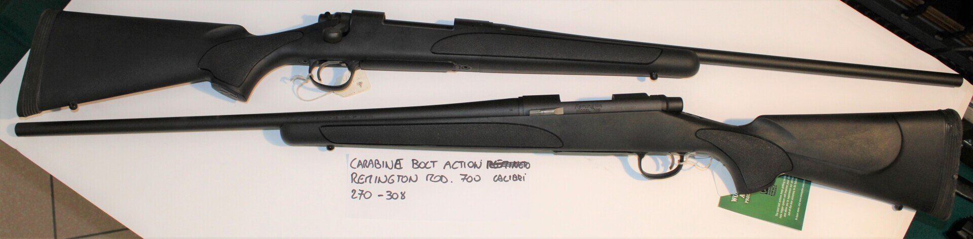 CARABINE OTT.GIR. REMINGTON MOD 700 DIV. CAL.