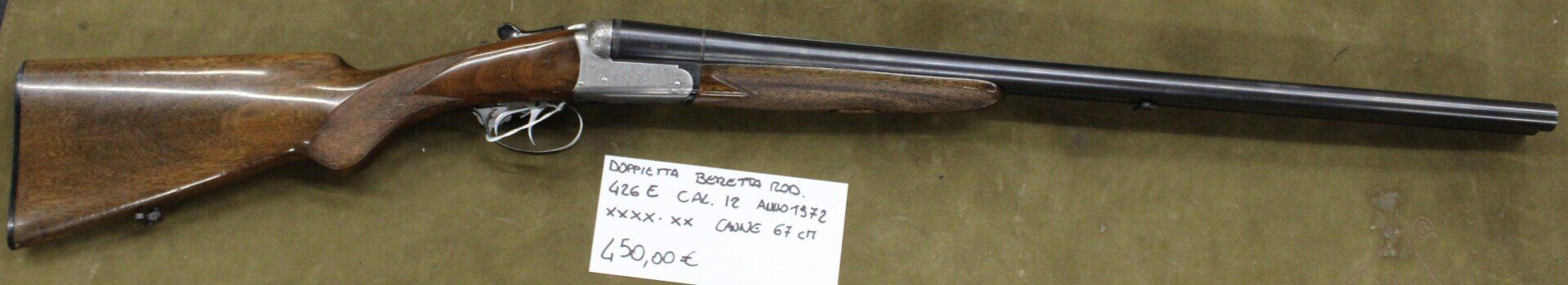 DOPPIETTA BERETTA MOD.426E CAL 12 a  450.00€