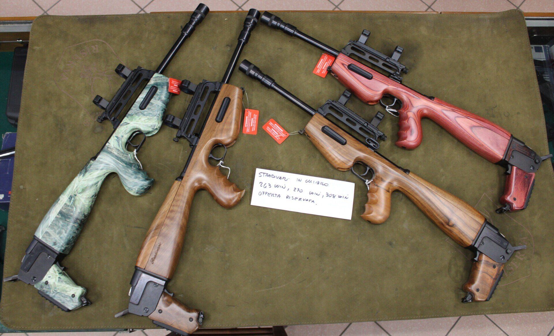 CARABINE STRADIVARI IN DIVERSI CALIBRI