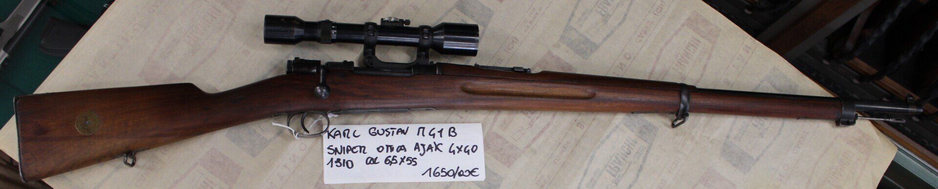 KARL GUSTAV M41B SNIPER CAL.6.5X55  a 1650,00€