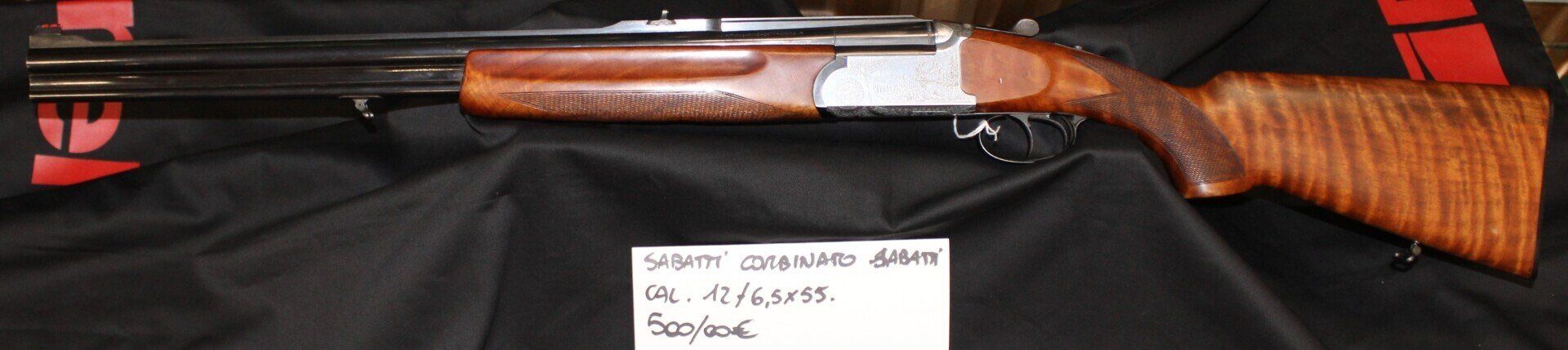 SABATTI COMBINATO CAL 12/6.5X55  a 500,00€