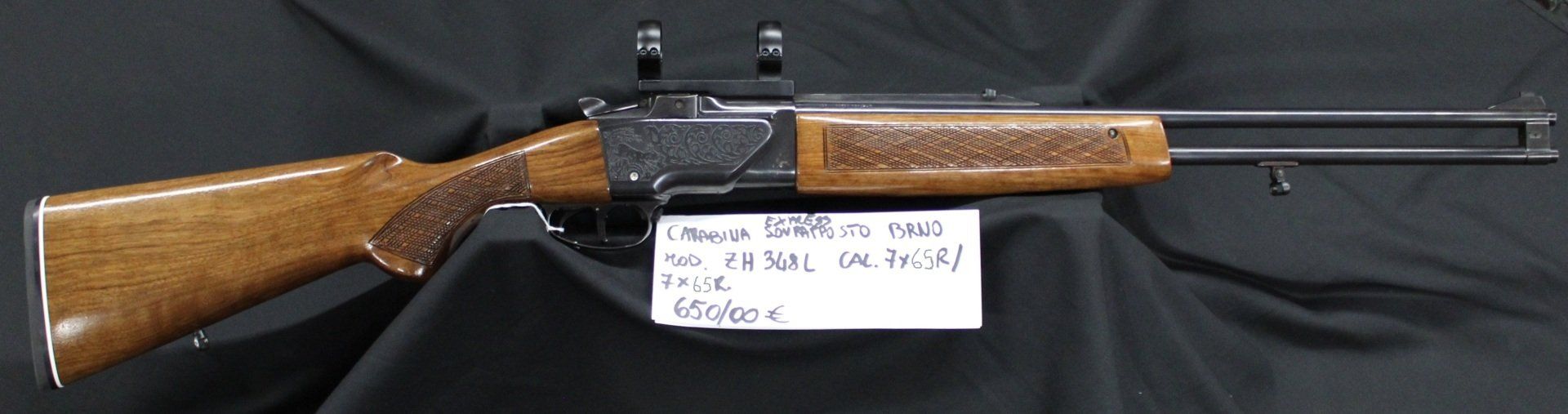 CARABINA COMBINATA BRNO CAL.7X65R/7X65R a 650,00€