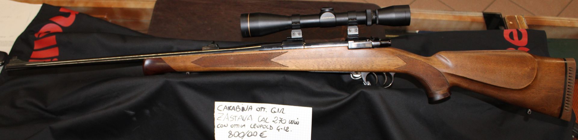ZASTAVA CAL 270 WIN + OTTICA LEUPOLD  a 800,00€