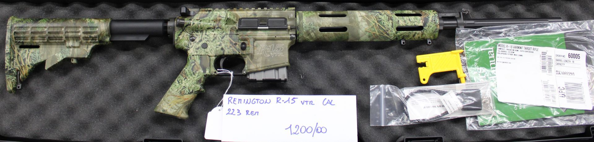 Carabina semiautomatica Remington R-15 calibro 223 Rem.
Prezzo di 1200,00e