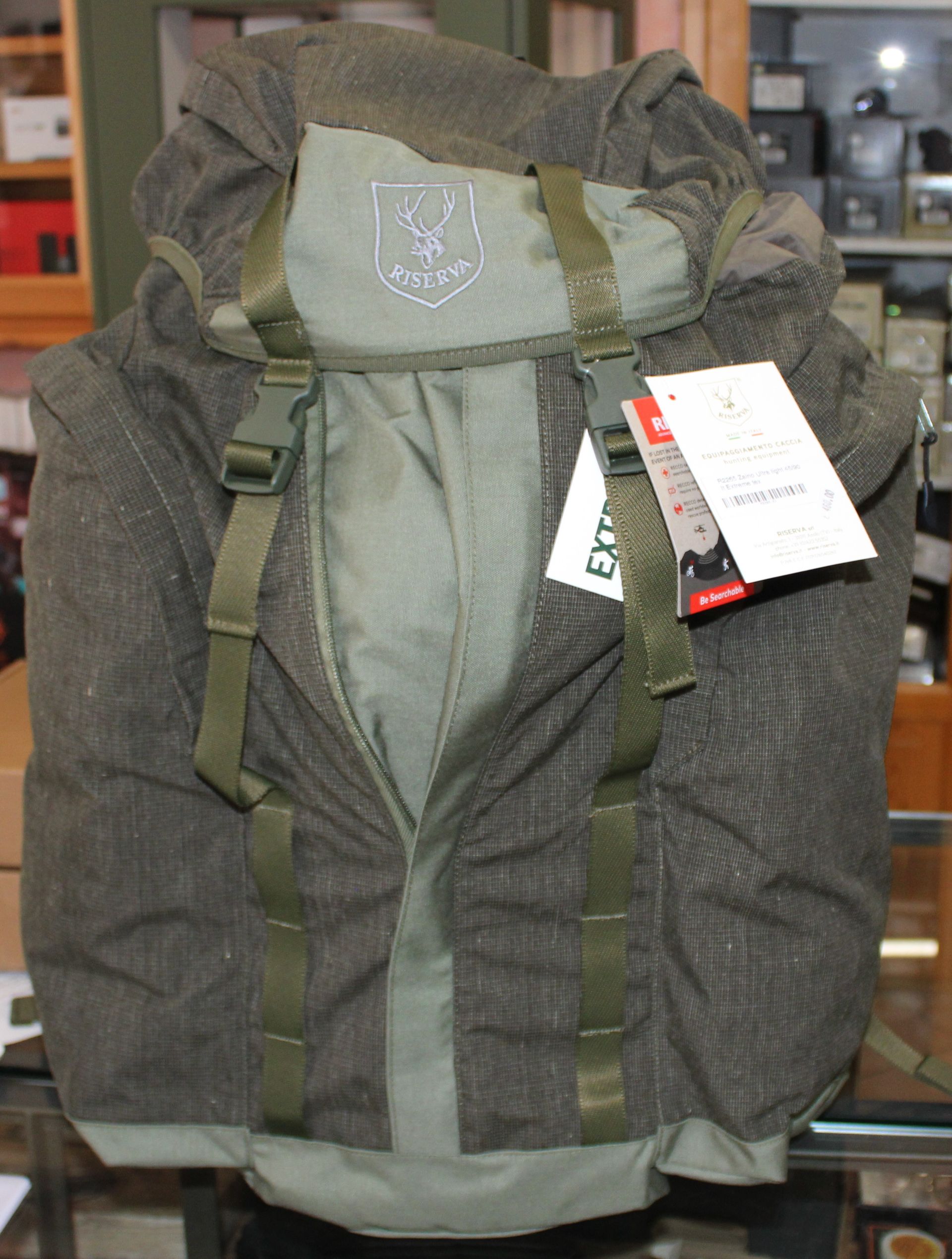 Zaino Riserva Ultra Light 45/90 lt Extreme tex e lo zaino tecnico in Cordura 45/90 lt