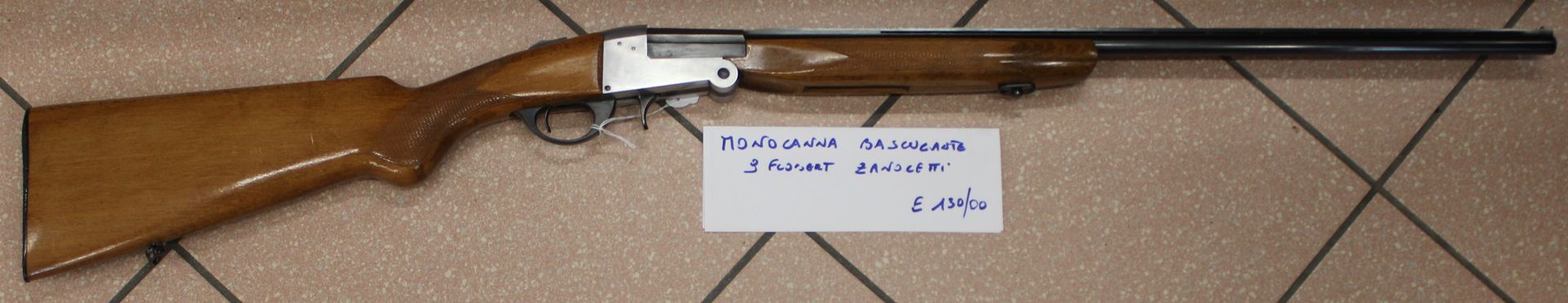 Zanoletti Monocanna basculante calibro 9 mm.
Prezzo di 130,00e