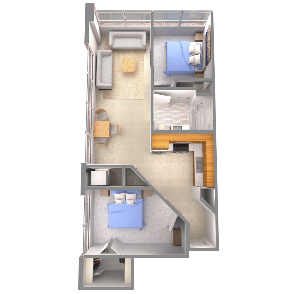 Century Flats Floor Plans