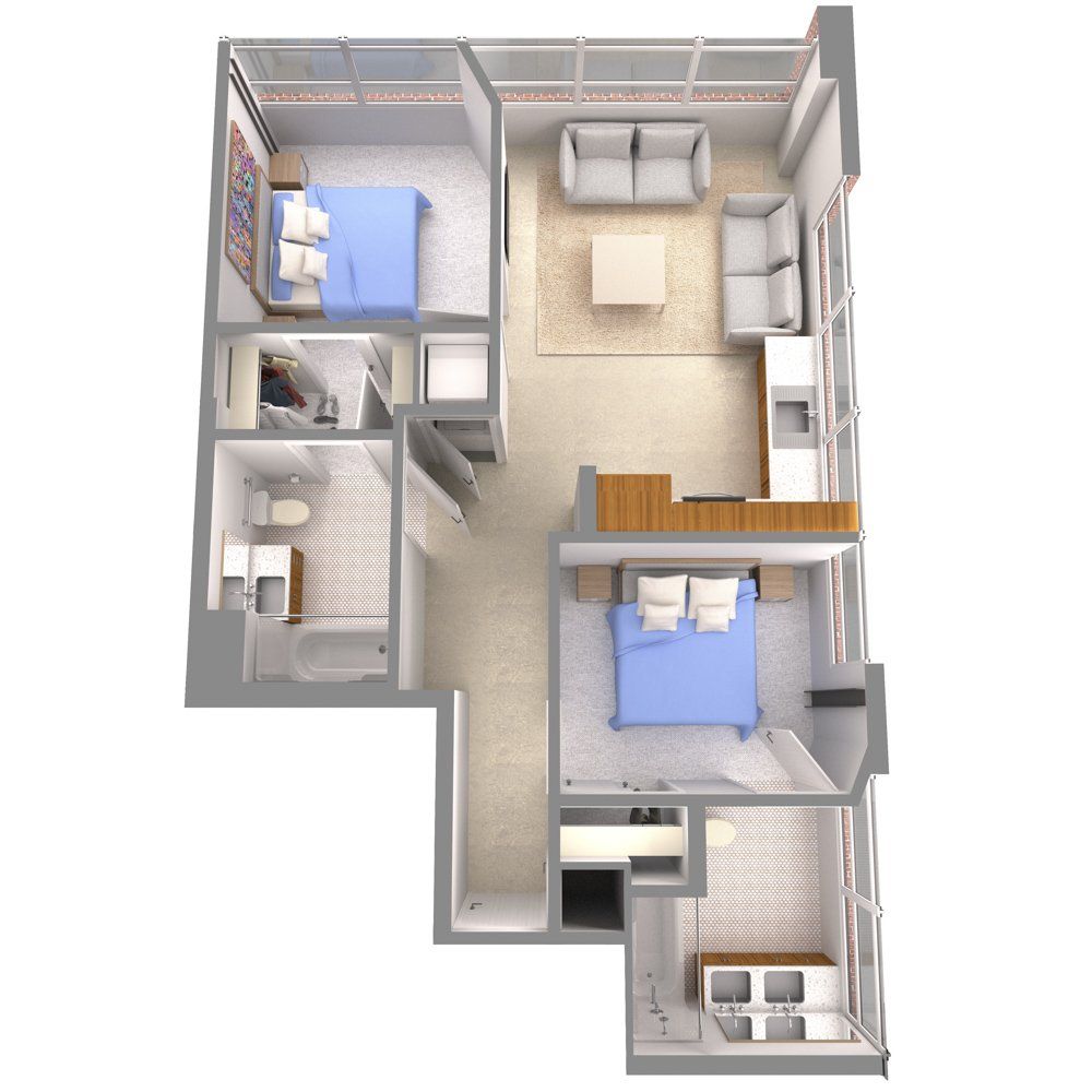 Century Flats Floor Plans