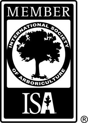 A black and white logo for the international society of arboriculture