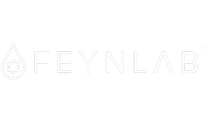 White logo featuring a stylized droplet icon to the left of the word 