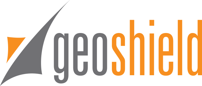 The Geoshield logo features the word 
