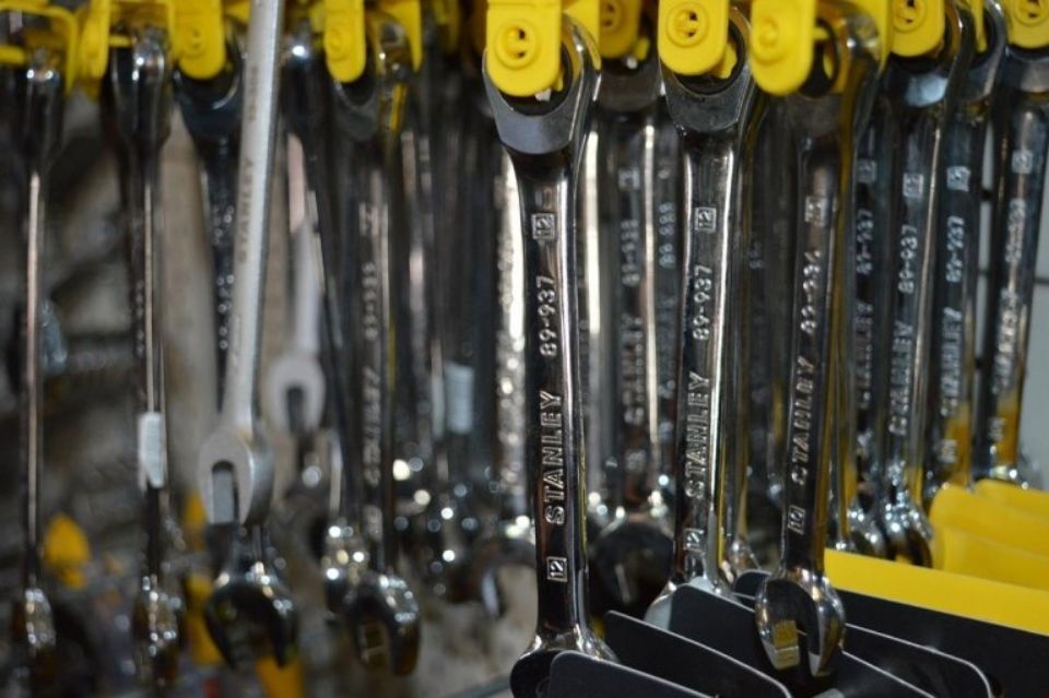 Chiavi inglesi di varie misure