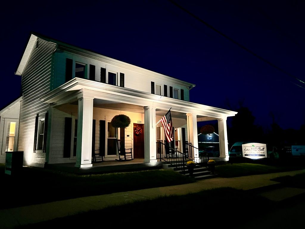 The Historic original section of our Funeral Home built in 1859