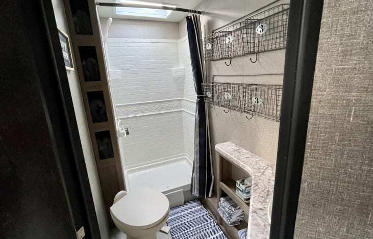 Amazing RV Bathroom Area