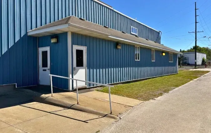 Side View of Facility