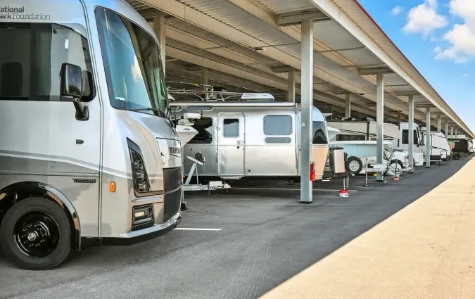 Outdoor Covered RV Parking