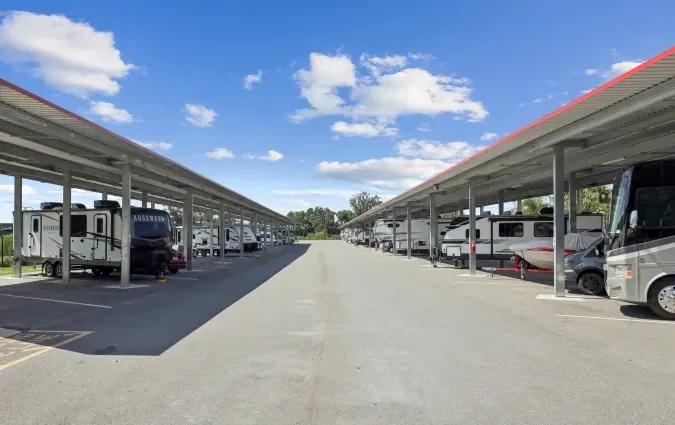 Outdoor Covered RV Parking