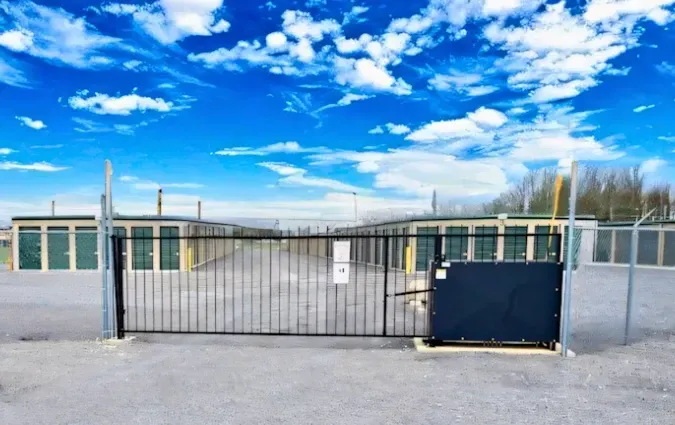 Front entrance and security gate