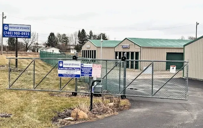 Front entrance and security gate