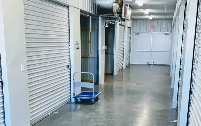 Indoor Storage Hallway & Handcart