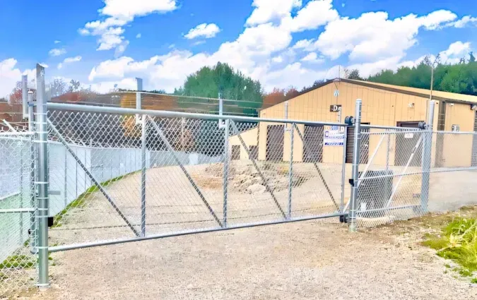 Front entrance and security gate