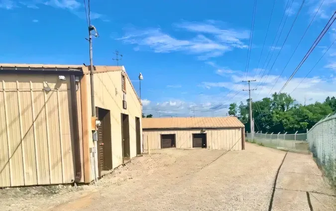 Drive up self storage & fence