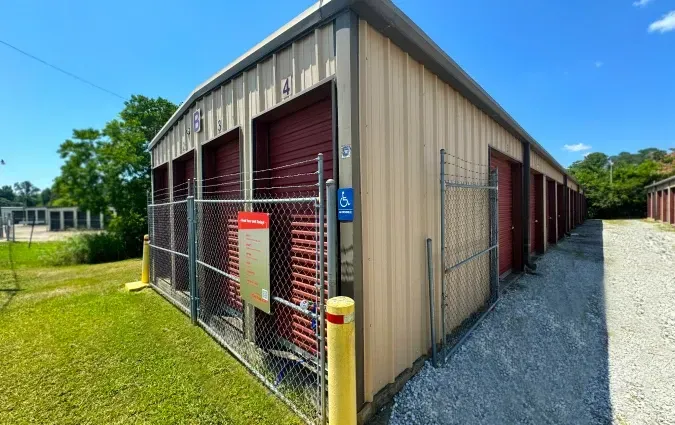 Drive Up Unit Row & Gate