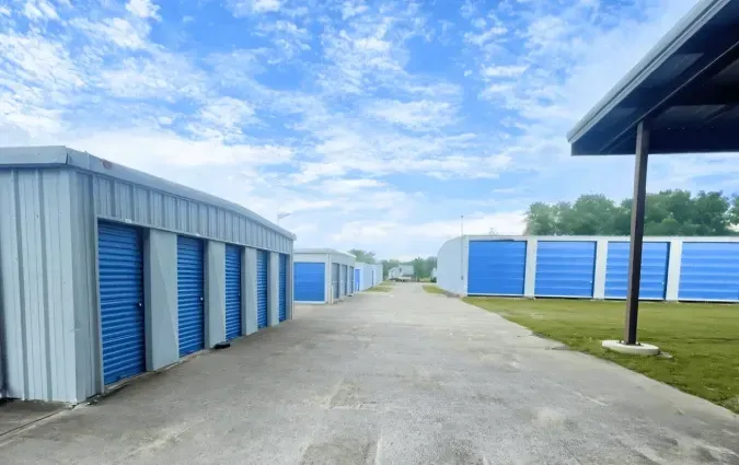 Drive up self storage rows