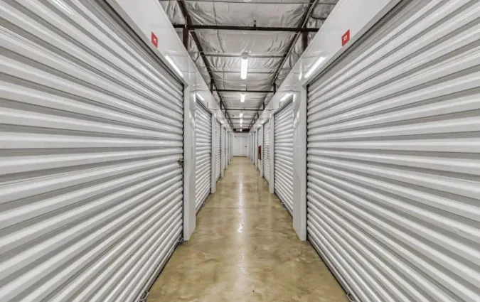 Interior self storage row