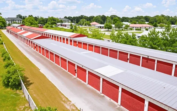 Aeriel view of facility