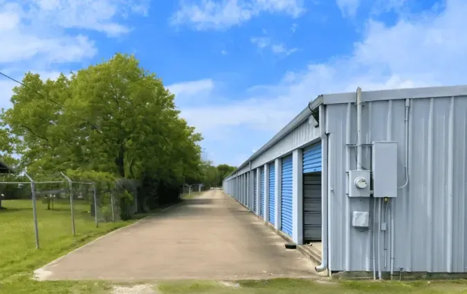 Drive up access row and fance