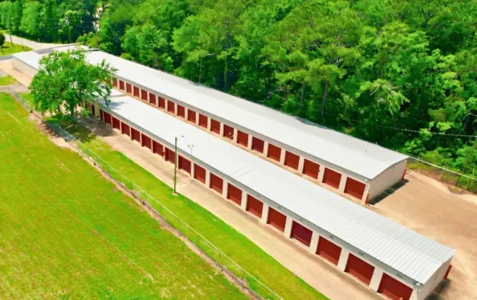 Aeriel view of facility