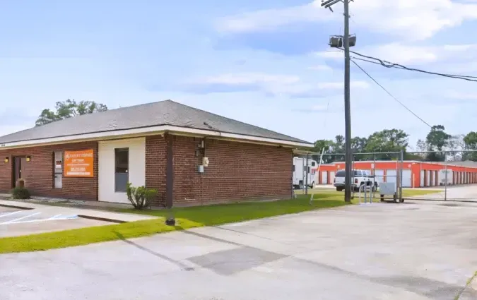 Front entrance and security gate