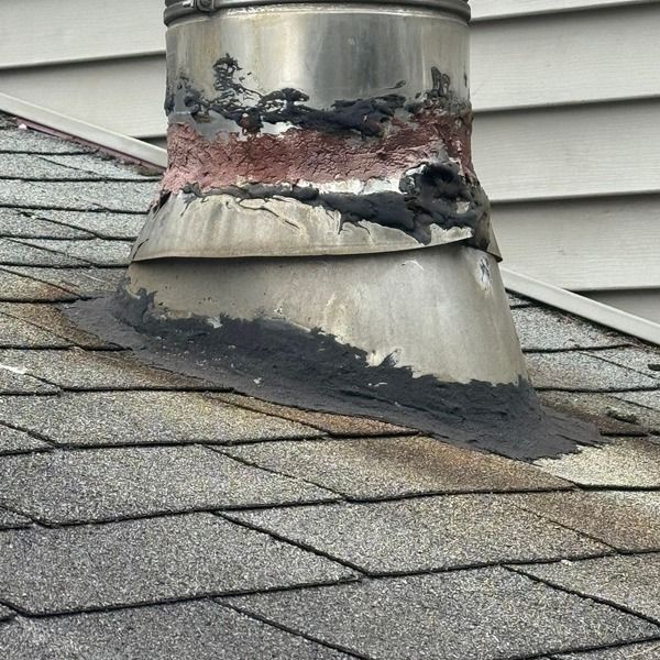 Aged and deteriorated boot pipe