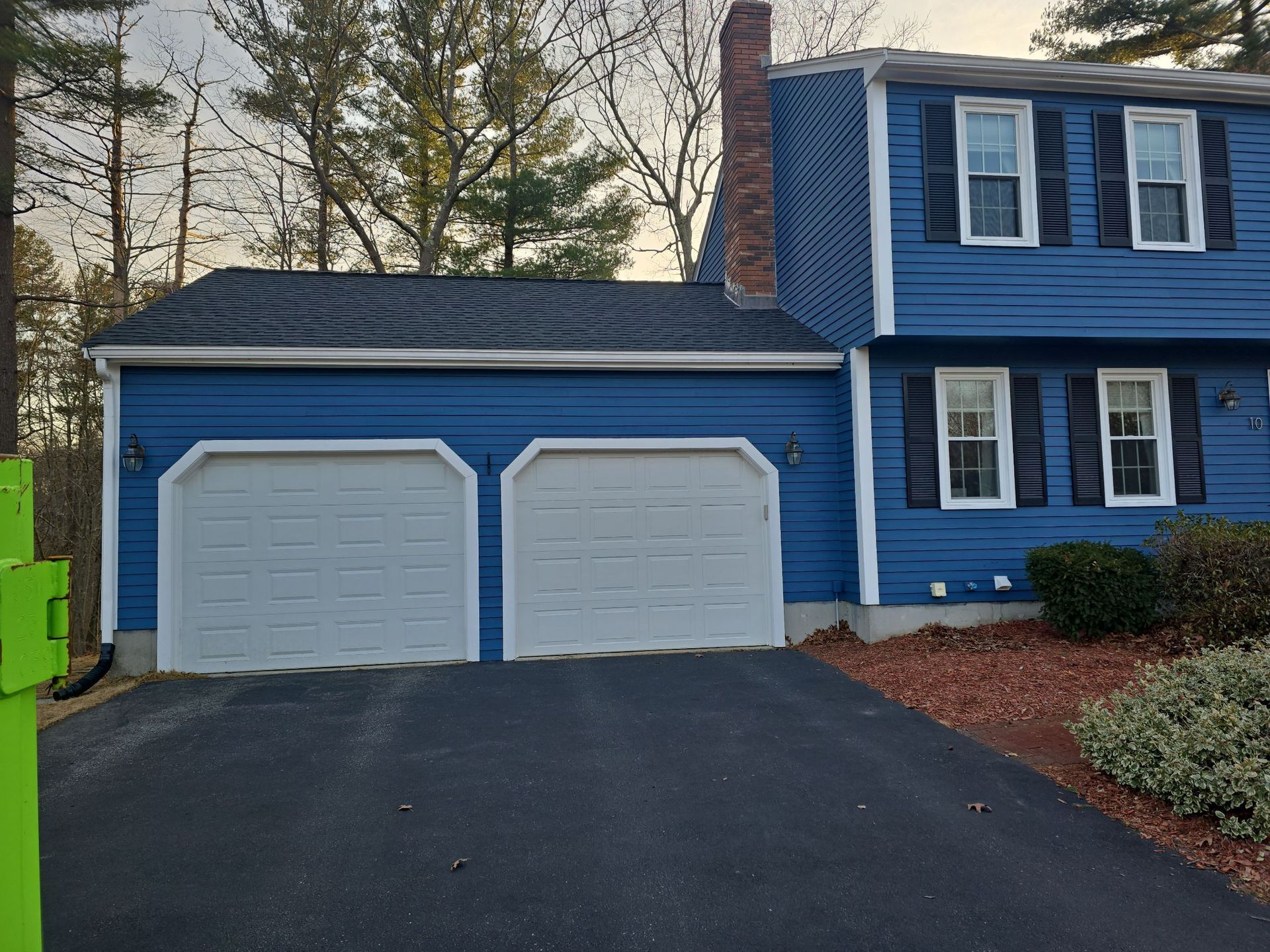 finished garage roof